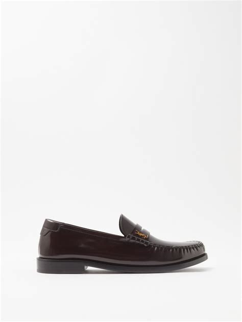 ysl cream loafers|saint laurent loafers for women.